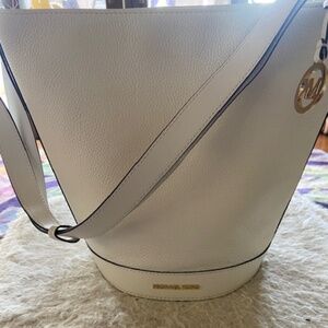 New Michael Kors White Bag